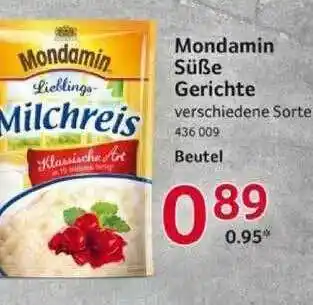 Selgros Mondamin Süße Gerichte Angebot