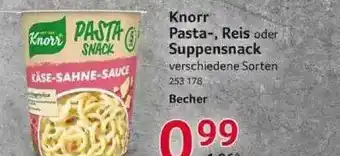 Selgros Knorr Pasta, Reis Oder Suppensnack Angebot