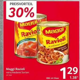 Selgros Maggi Ravioli Angebot