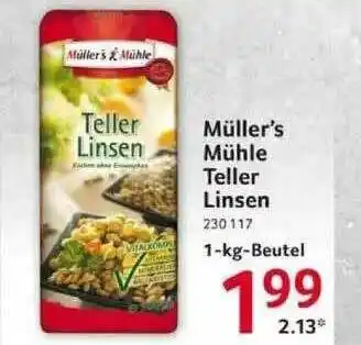 Selgros Müller's Mühle Teller Linsen Angebot