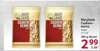 Selgros Maryland Cashewkerne Angebot