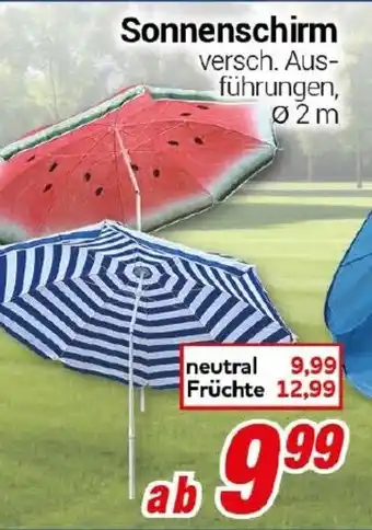 CENTERSHOP Sonnenschirm Angebot