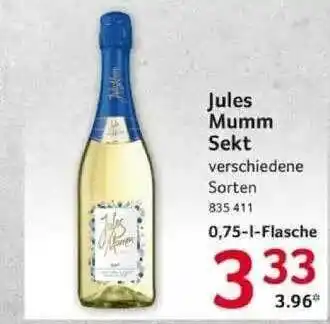 Selgros Jules Mumm Sekt Angebot