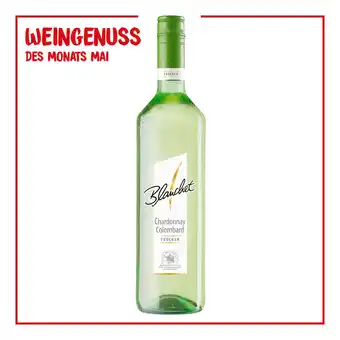 Netto Marken-Discount Blanchet Chardonnay Colombard Vin de France trocken 12,0 % vol 0,75 Liter - Inhalt: 6 Flaschen Angebot