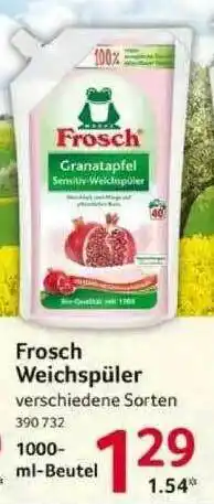 Selgros Frosch Weichspüler Angebot