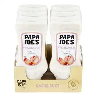 Netto Marken-Discount Papa Joes Knoblauch Sauce 300 ml, 8er Pack Angebot