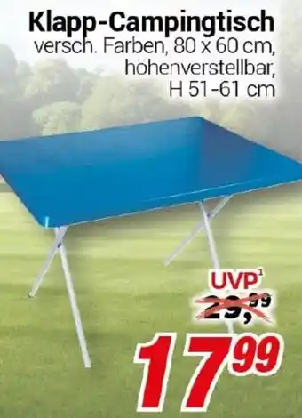 CENTERSHOP Klapp-Campingtisch Angebot