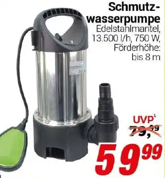 CENTERSHOP Schmutz- wasserpumpe Angebot