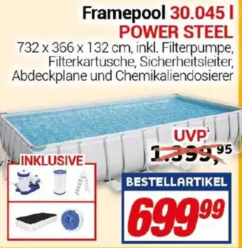 CENTERSHOP Framepool 30.045 l POWER STEEL Angebot