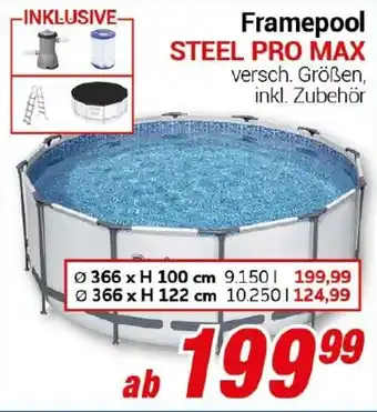 CENTERSHOP Framepool STEEL PRO MAX Angebot