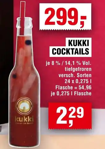 Handelshof KUKKI COCKTAILS 275ml Angebot
