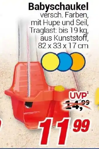 CENTERSHOP Babyschaukel Angebot
