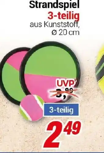 CENTERSHOP Strandspiel 3-teilig Angebot