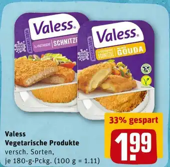 REWE Valess vegetarische produkte Angebot