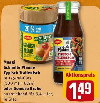 REWE Maggi schnelle pfanne oder gemüse brühe Angebot