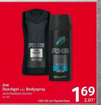 Selgros Axe Duschgel Oder Bodyspray Angebot