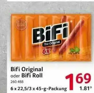 Selgros Bifi Original Oder Bifi Roll Angebot