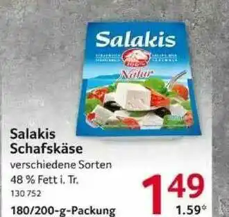 Selgros Salakis Schafskäse Angebot