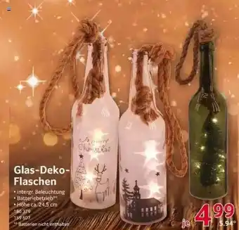 Selgros Glas-deko Flaschen Angebot