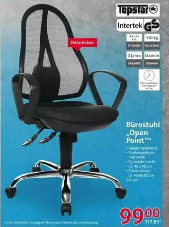 Selgros Bürostuhl „open Point” Angebot