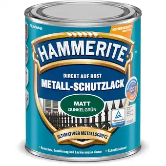 toom Baumarkt Hammerite Metallschutzlack dunkelgrün matt 250 ml Angebot