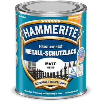 toom Baumarkt Hammerite Metallschutzlack weiß matt 750 ml Angebot