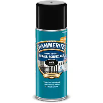 toom Baumarkt Hammerite Metallschutzlack-Spray schwarz matt 400 ml Angebot