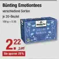 V Markt Bünting Emotiontees Angebot