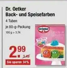 V Markt Dr Oetker Back- Und Speisefarben Angebot