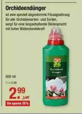 V Markt Orchideendünger Angebot