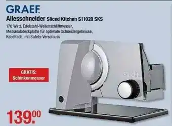 V Markt Graef Alleschneider Sliced Kitchen S11020sks Angebot