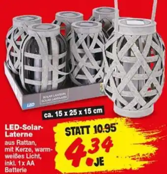 Repo Markt LED-Solar Laterne Angebot