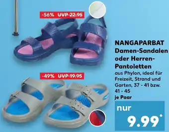 Kaufland NANGAPARBAT Damen-Sandalen oder Herren Pantoletten Angebot