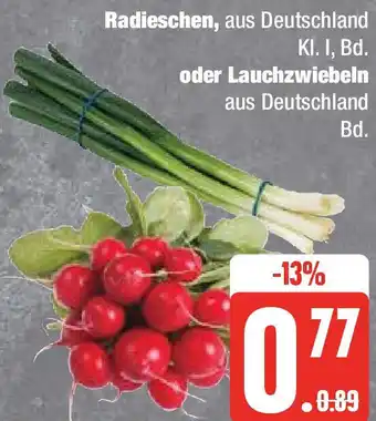 Edeka Radieschen oder Lauchzwiebeln Angebot