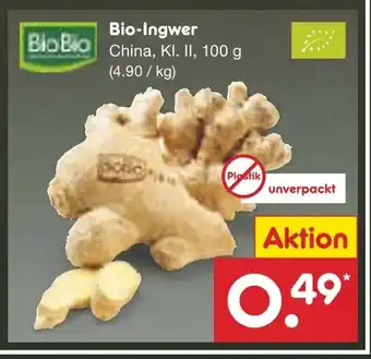 Netto Marken-Discount Bio-Ingwer China, KI. II, 100 g Angebot