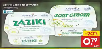 Netto Marken-Discount Apostels Zaziki oder Sour Cream 200 g Angebot