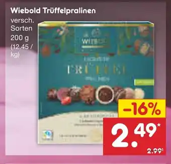 Netto Marken-Discount Wiebold Trüffelpralinen versch. Sorten 200 g Angebot