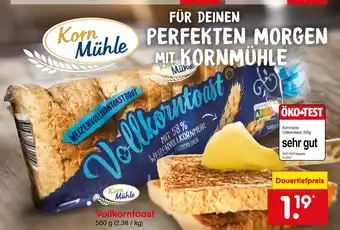 Netto Marken-Discount Korn Mühle Vollkorntoast 500 g Angebot