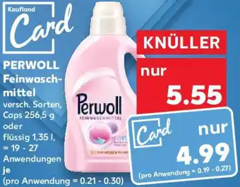 Kaufland PERWOLL Feinwaschmittel 19-27 Anwendungen Angebot