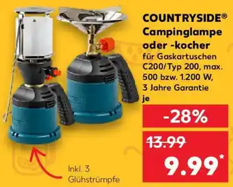 Kaufland COUNTRYSIDE Campinglampe oder kocher Angebot