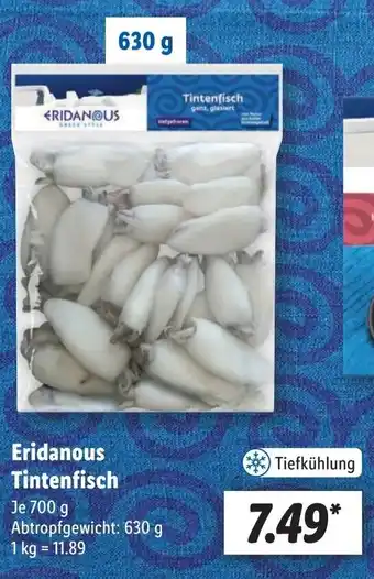 Lidl Eridanous Tintenfisch 700 g Angebot