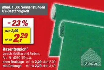 toom Baumarkt Rasenteppich Angebot