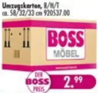 Möbel Boss Umzugskarton Angebot