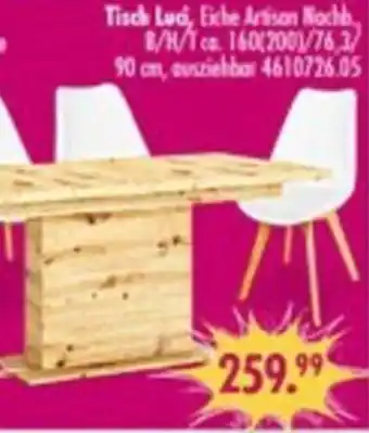 Möbel Boss Tisch Luci Angebot