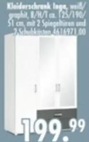 Möbel Boss Kleiderschrank Inga Angebot