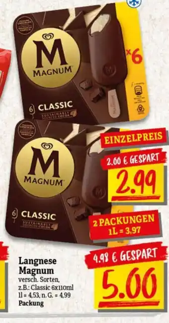 NP Discount Langnese Magnum Angebot