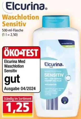 Norma Elcurina Waschlotion Sensitiv 500 ml Flasche Angebot