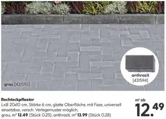 BayWa Rechteckpflaster Angebot
