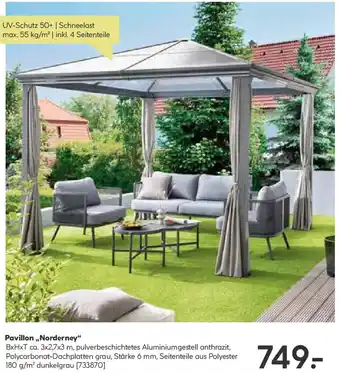 BayWa Pavillon ,,Norderney" Angebot