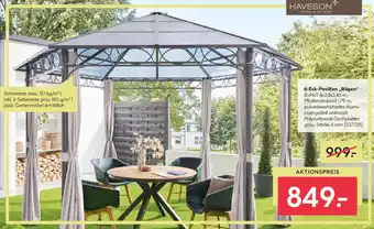 BayWa HAVESON 6-Eck-Pavillon ,,Rügen" Angebot